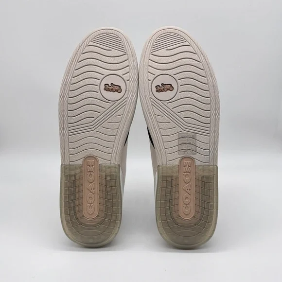 Coach CitySole Court Sneakers Men’s 10D Brown Black White Leather Low Top Shoes - Picture 15 of 16